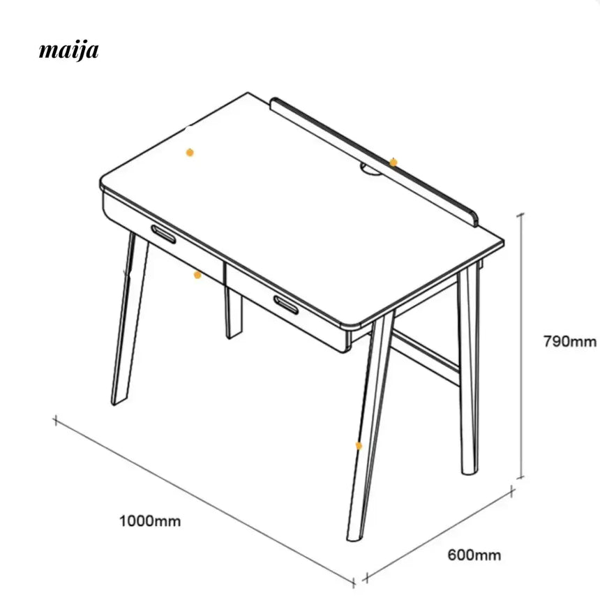 Jose Solid Wood Study Desk from maija