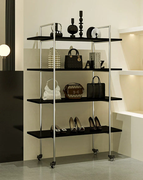 SM Liam Black Shoes and Clothing Stand from SM