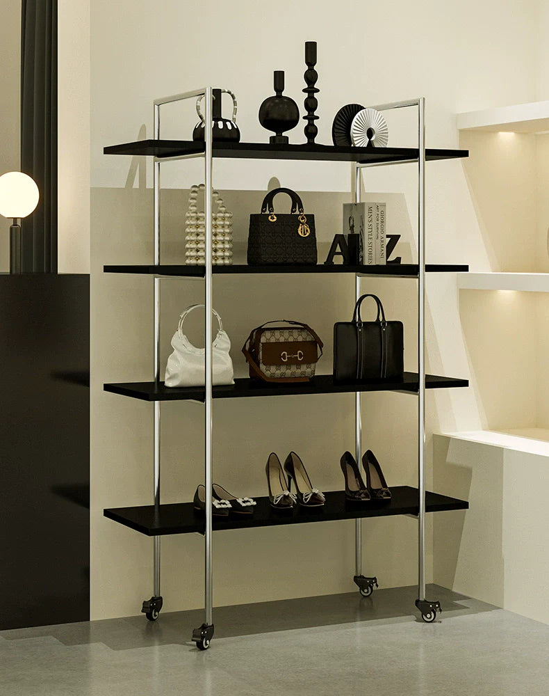 SM Liam Black Shoes and Clothing Stand from SM