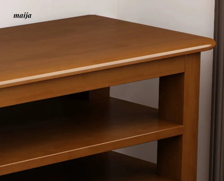 Evergreen Solid Wood Shoe Stool from maija