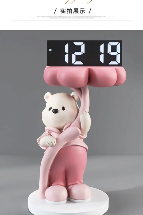 YUNCAN Bella Cream Bear Clock from YUNCAN