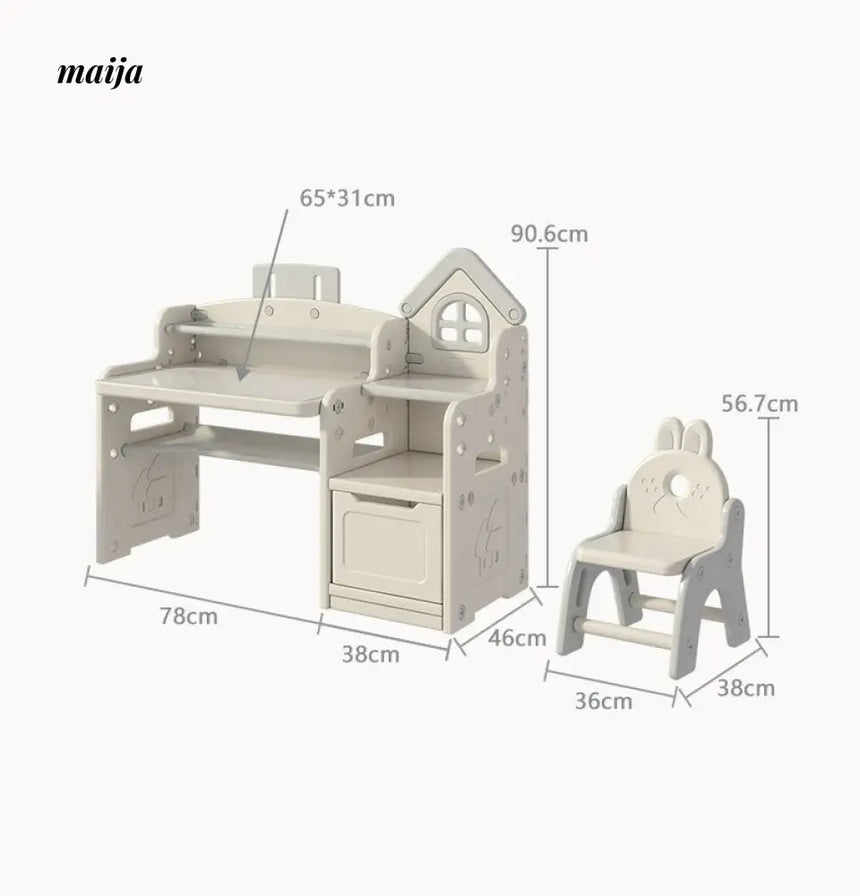 MIGOBEAR Kindergarten Children Learning Desk and Chair MGX-ETZ001 from maija