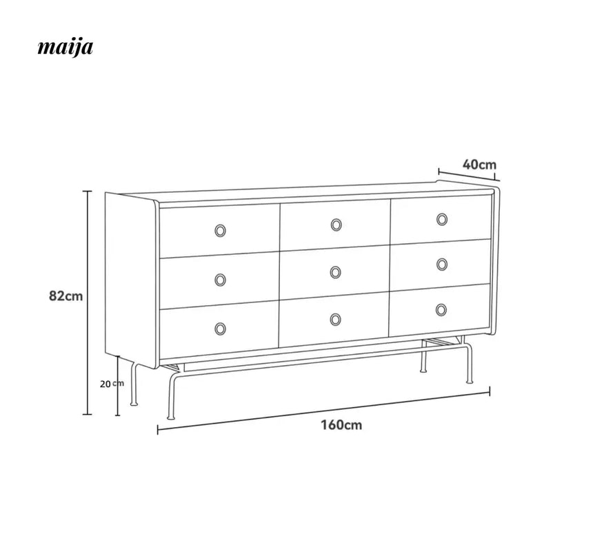 Elizabeth Retro Chest Of Drawers from maija