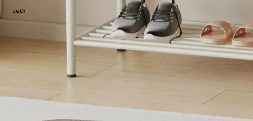 Shayla Cream Shoe Rack from Yeter