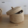 MUYE Woven Round Storage Box from MUYE