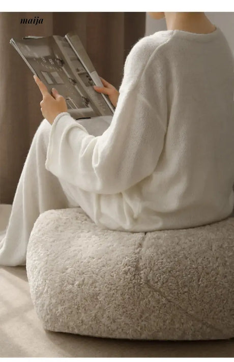 Origami Fleece Ottoman from maija