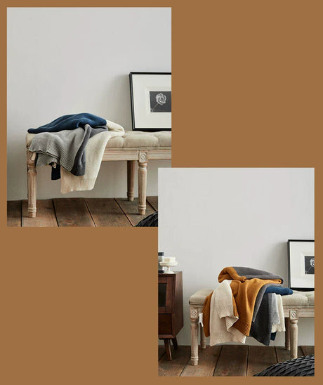 MISTYWOOD Knitted Cotton Duvet for Bed from MISTYWOOD