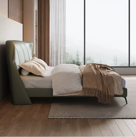 DIPU Brylee Cream Modern Scandinavian Bed from DIPU