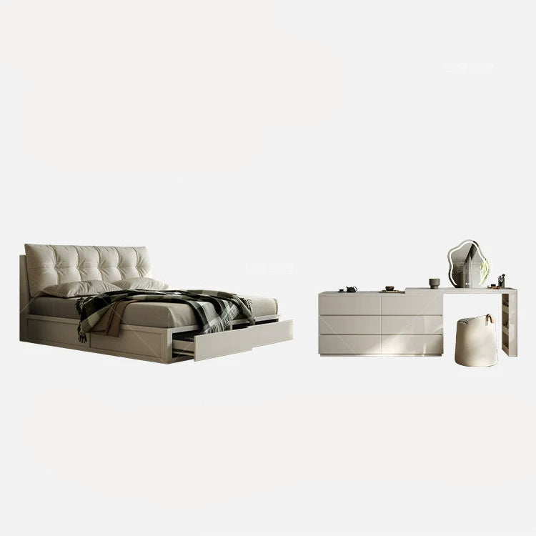 AIWO Odette Cream Ceiling-High Wardrobe for Small Apartments from AIWO