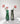TODAYARTIST Thalia Geometric Green Glass Vase for Nordic Spaces from TODAYARTIST