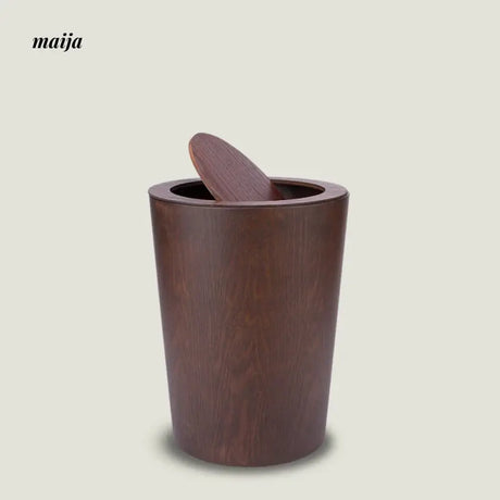 MUSN Desktop Wooden Trash Bin from MUSN