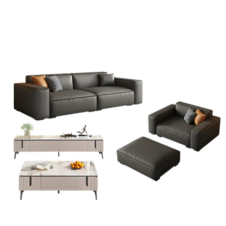 DIPU Keenan Cream Block Light Luxury Sofa from DIPU