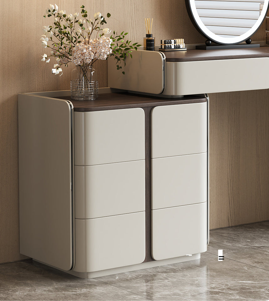 APARTMENT NO.7 Isabella Sleek Minimalist Bedside Table from APARTMENT NO.7
