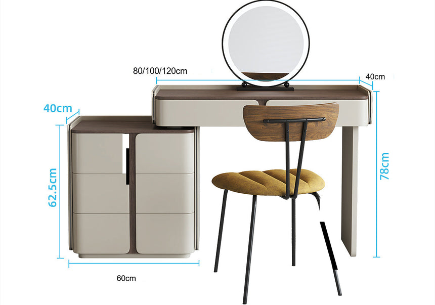 APARTMENT NO.7 Isabella Sleek Minimalist Bedside Table from APARTMENT NO.7