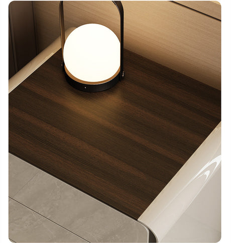 APARTMENT NO.7 Thaddeus Sleek Minimalist Three-Drawer Bedside Table from APARTMENT NO.7