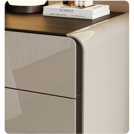 APARTMENT NO.7 Thaddeus Sleek Minimalist Three-Drawer Bedside Table from APARTMENT NO.7