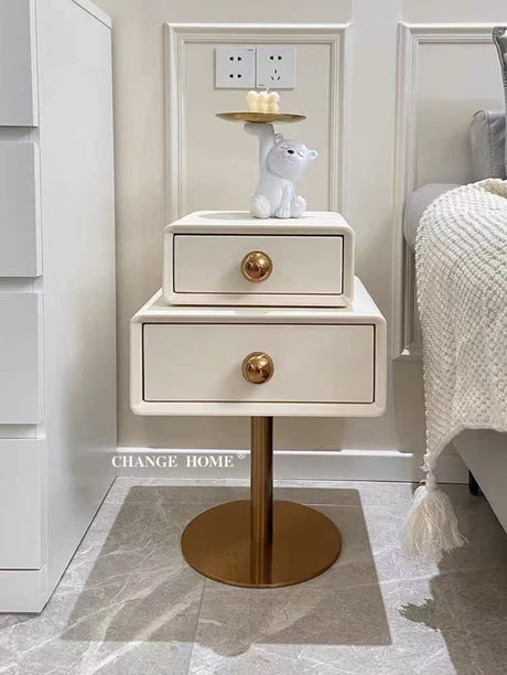 CH Oliver Creative Art Minimalist Storage Bedside Table from CH