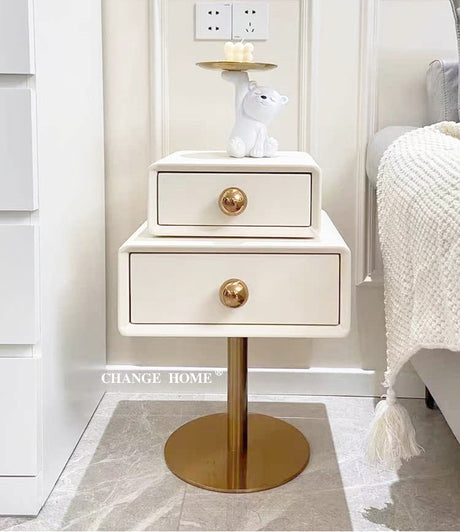 CH Oliver Creative Art Minimalist Storage Bedside Table from CH