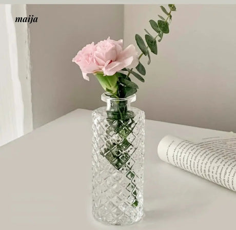 BANKE Retro Glossy Flower-Shaped Small Vase from BANKE