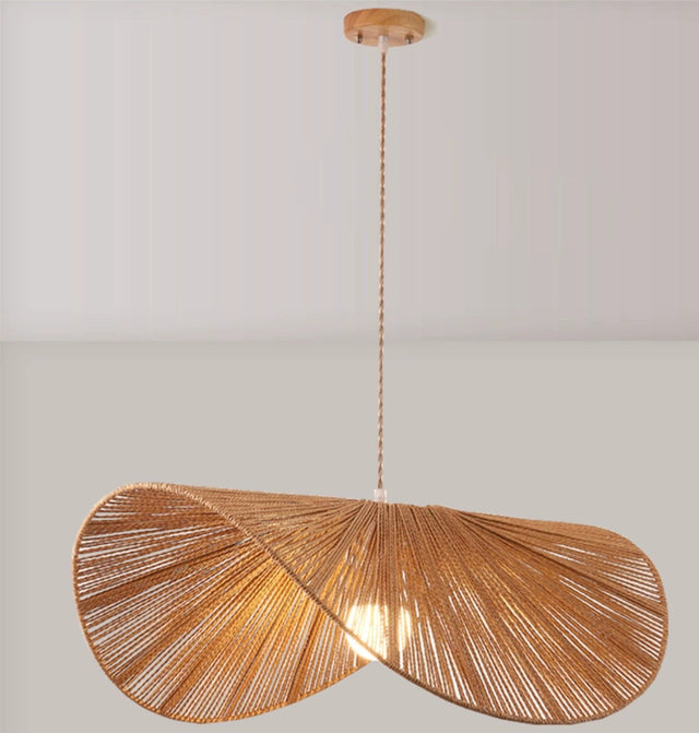 ZHONGSHAN Japanese Woven Rope Chandelier from HOBBYTREE