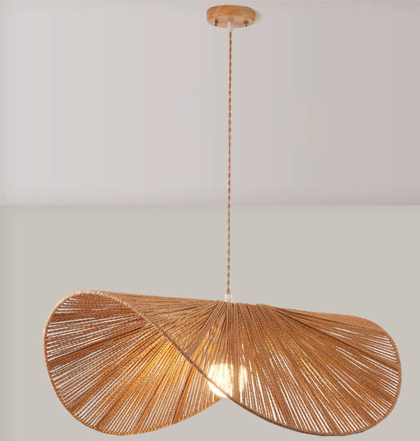 ZHONGSHAN Japanese Woven Rope Chandelier from HOBBYTREE