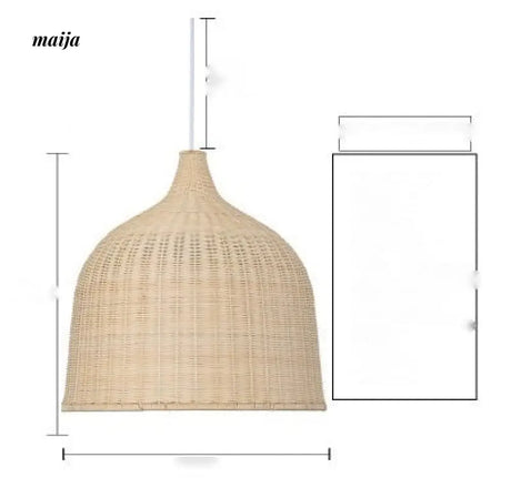 ZHONGSHAN Ceiling Lamp with Bamboo Shade Chinese Style from ZHONGSHAN