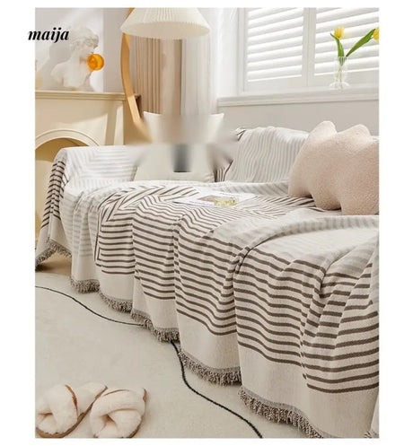 MAN YUE HOME Nordic Living Room Sofa Towel with Full Cover Design from MAN YUE HOME