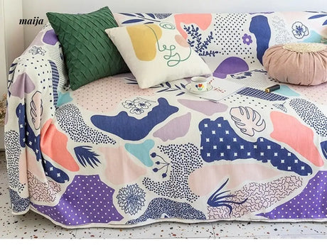 MAN YUE HOME Bermian Wind Sofa Blanket with Towel Cover from MAN YUE HOME