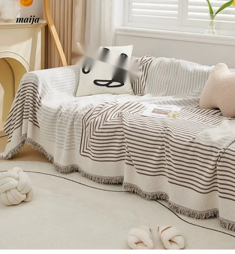 MAN YUE HOME Nordic Living Room Sofa Towel with Full Cover Design from MAN YUE HOME