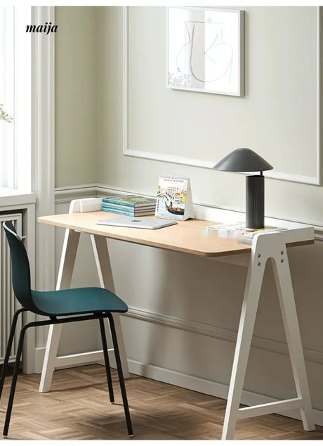 LOWERLEFT Solid Wood Writing Desk from Lower Left