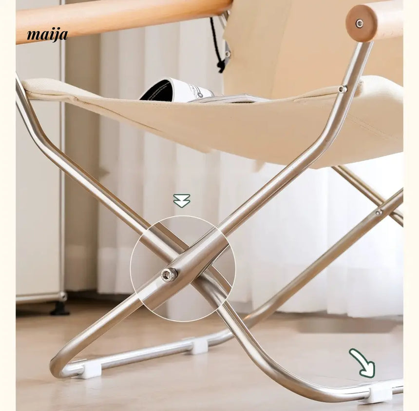 PUMPKIN BOX Nordic Folding Canvas Chair from PUMPKIN BOX