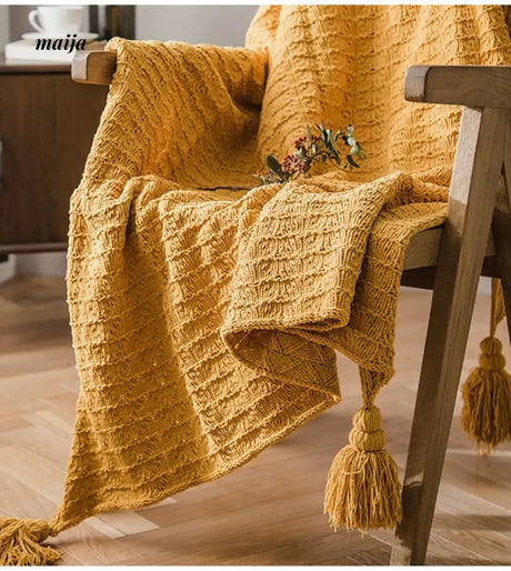 MAN YUE HOME Ins Sofa Blanket Nap Towel for Office and Bed from MAN YUE HOME