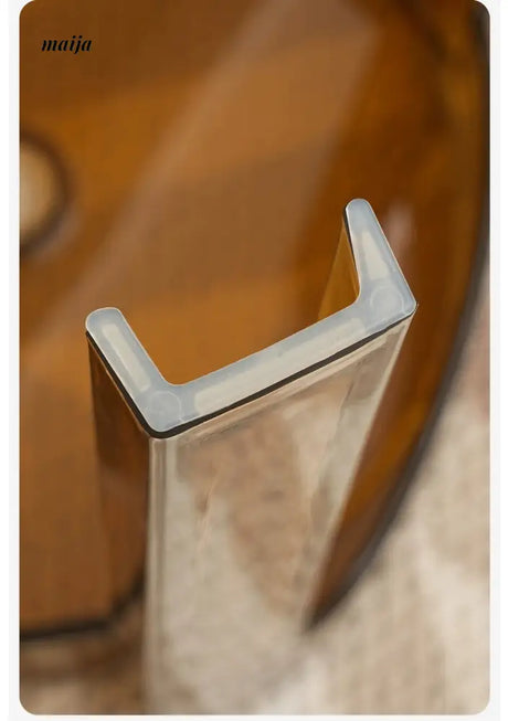 LOWERLEFT Transparent Low Plastic Stool from Lower Left