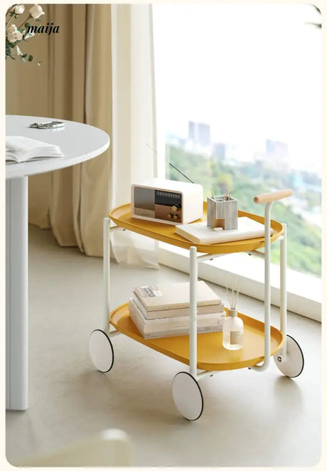 PUMPKIN BOX Scandinavian Coffee Table and Storage Cart from PUMPKIN BOX