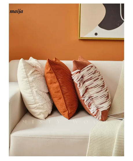 MISTYWOOD Advanced Orange Sofa Pillow from MISTYWOOD