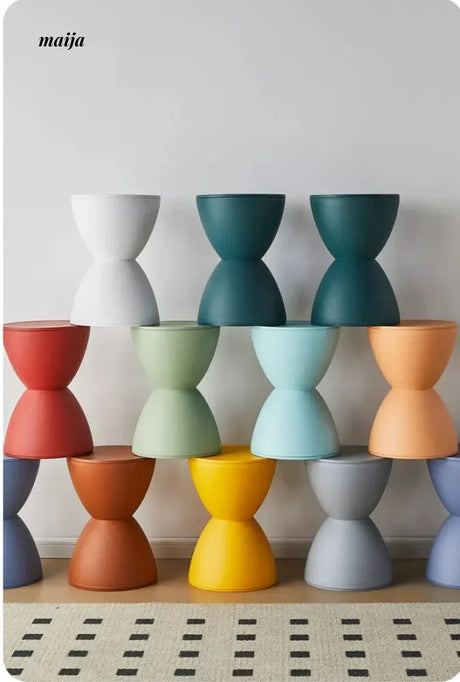 Colourful Hourglass Stool from BENCHAO