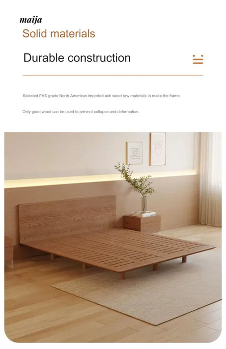 Curtis Solid Wood Platform Bed from AI