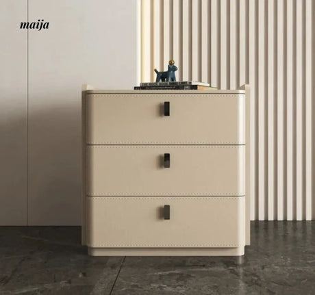 Jacobson Leather Wrap Bedside Table from DONGGUAN