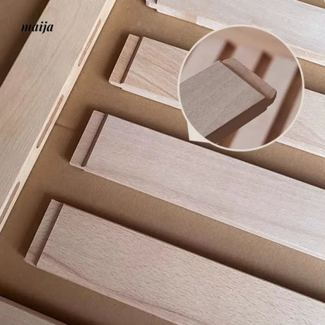 DOSMARS Evelyn Allory Wood Solid Bed from DOSMARS