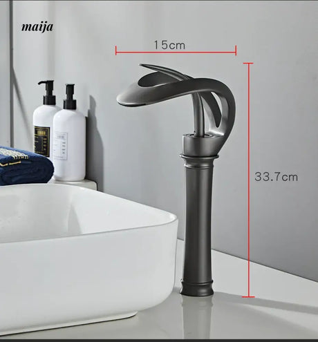 Crown Waterfall Basin Faucet from Kaiyashi