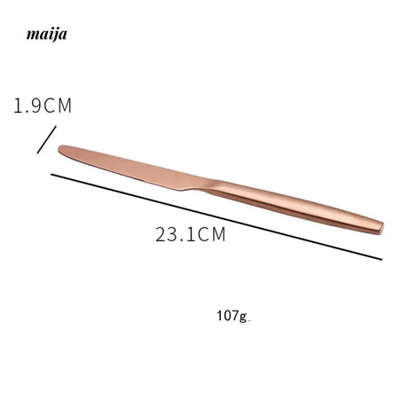 Bronze Steak Knife and Fork Set from KIMACHI