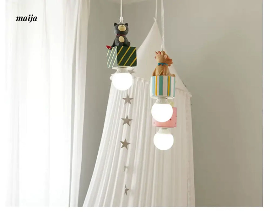 QXWD Gift Box Ceiling Lamp Children's Room from QXWD