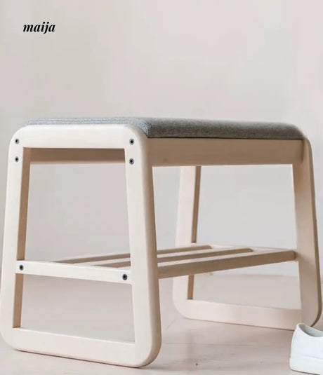 Eliot Solid Wood Shoe Changing Bench from maija