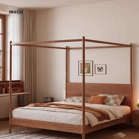 Kira Solid Wood Bed with Canopy from AI