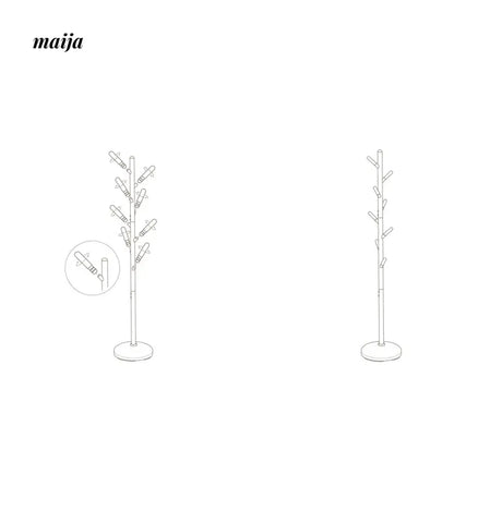LAZYCORNER Simple Vertical Coat Rack from maija