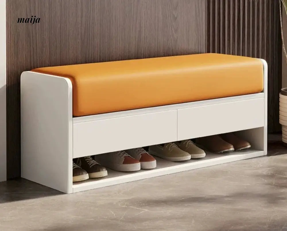 Finnley Solid Wood Shoe-Changing Stool from maija