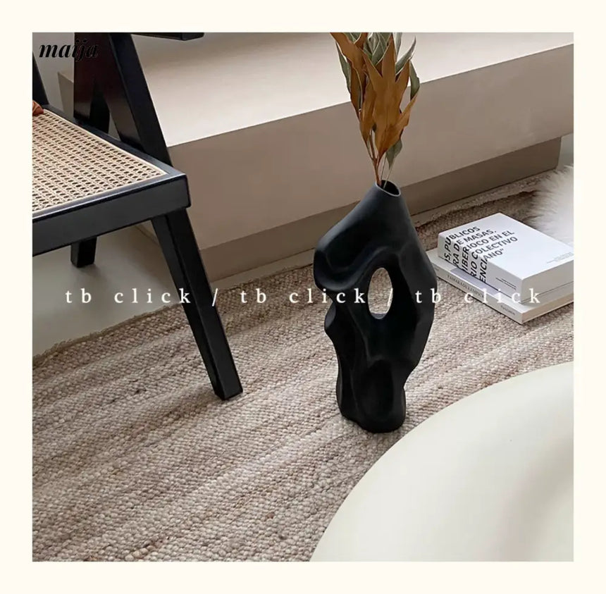 CLICK Abstract Ceramic Vase Medieval Mountain Design from CLICK