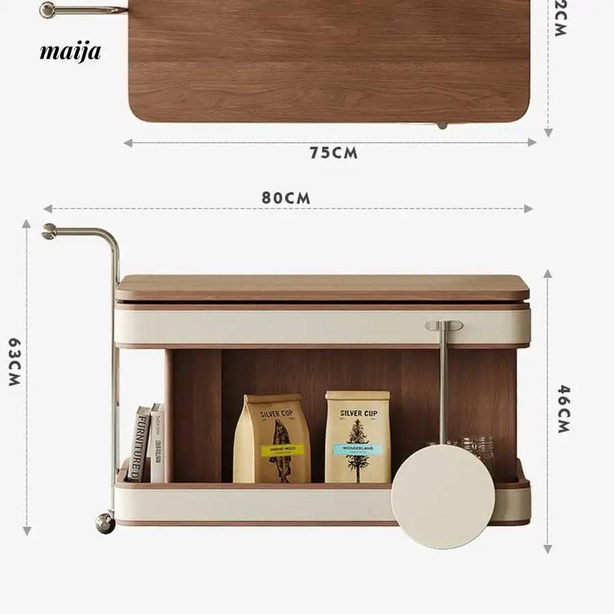 TIDELEADER Charles Dining Cart from TIDELEADER