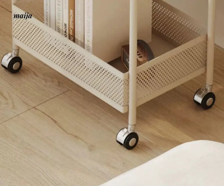 Gladys Movable Bedside Table and Storage Cart from Kaiyashi
