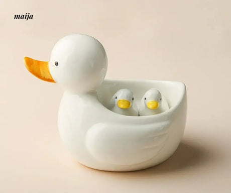 LIVETAI Creative Duckling Ceramic Bowl from LIVETAI